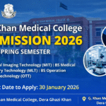 DG Khan Medical College IAHS Admissions 2026