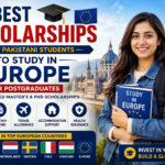 Best scholarships for Pakistani students to study Master's and PhD in Europe with fully funded opportunities.